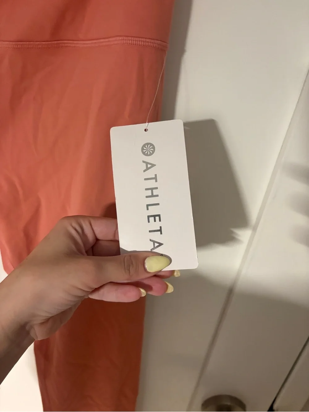 NWT Athleta Coral High-Waist Leggings